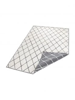 Tapis d'extérieur gris crème Malaga, larg. 80 x long. 150 cm (taille XS) -Jardin Soldes Boutique Tapis dexterieur gris creme Malaga 2