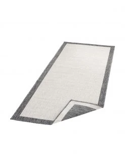 Tapis d'extérieur gris crème Panama, larg. 80 x long. 350 cm -Jardin Soldes Boutique Tapis dexterieur gris creme Panama 2