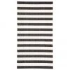 Westwing Collection Tapis d'extérieur noir à jeu de rayures Axa, larg. 80 x long. 150 cm (taille XS) 2 Westwing Collection Tapis d'extérieur noir à jeu de rayures Axa, larg. 80 x long. 150 cm (taille XS) -Jardin Soldes Boutique Tapis dexterieur noir a jeu de rayures Axa