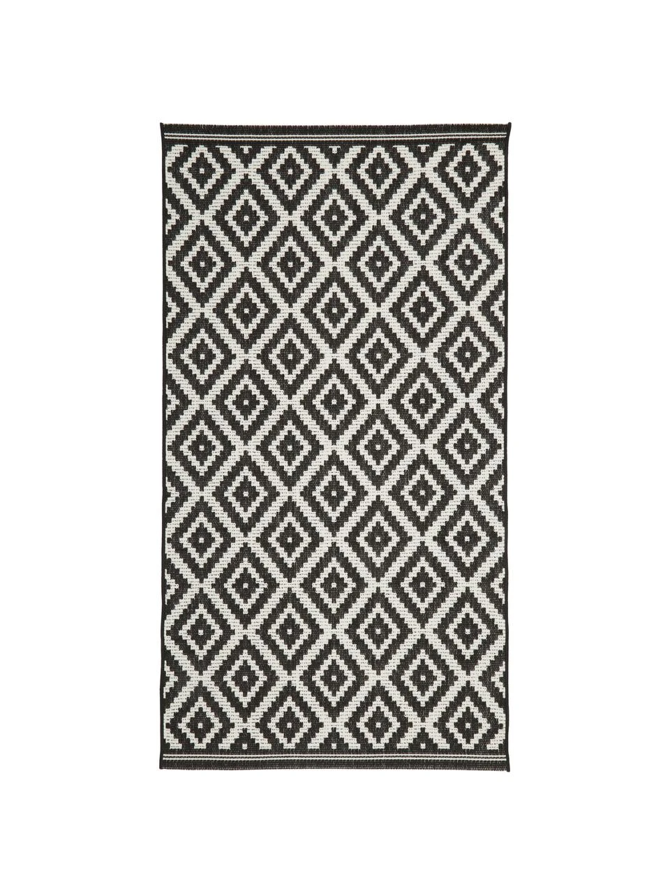 Westwing Collection Tapis d'extérieur noir/blanc Miami, larg. 80 x long. 150 cm (taille XS) 3 Westwing Collection Tapis d'extérieur noir/blanc Miami, larg. 80 x long. 150 cm (taille XS)