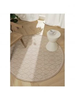 Westwing Collection Tapis d'extérieur rond Capri, Ø 140 cm (taille M) -Jardin Soldes Boutique Tapis dexterieur rond Capri 5