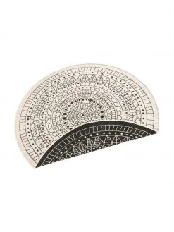 Tapis d'extérieur rond Porto, Ø 140 cm (taille M) -Jardin Soldes Boutique Tapis dexterieur rond Porto 4