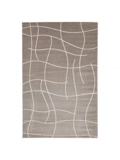 Westwing Collection Tapis d'extérieur taupe Lillyan, larg. 200 x long. 300 cm (taille L)