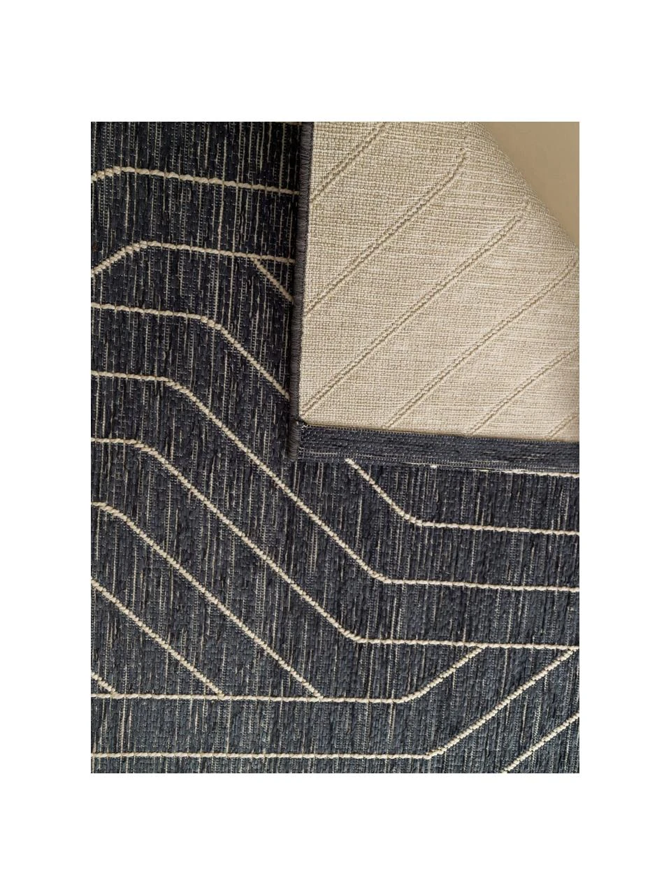 Tapis extérieur aspect velours Rhythm, larg. 115 x long. 170 (taille S) 5 Tapis extérieur aspect velours Rhythm, larg. 115 x long. 170 (taille S) – Image 3