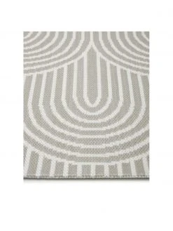 Westwing Collection Tapis ext&eacute;rieur gris ethnique Arches, larg. 80 x long. 150 cm (taille XS) -Jardin Soldes Boutique Tapis exterieur gris ethnique Arches 4