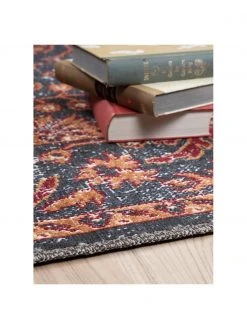 Tapis extérieur oriental gris orange My Tilas, larg. 80 x long. 150 cm (taille XS) -Jardin Soldes Boutique Tapis exterieur oriental gris orange My Tilas 2