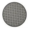 Westwing Collection Tapis extérieur rond noir Miami, Ø 140 cm (taille M) 1 Westwing Collection Tapis extérieur rond noir Miami, Ø 140 cm (taille M) -Jardin Soldes Boutique Tapis exterieur rond noir Miami