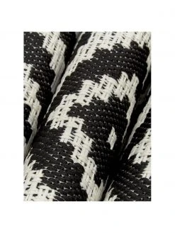 Westwing Collection Tapis extérieur rond noir Miami, Ø 140 cm (taille M) -Jardin Soldes Boutique Tapis exterieur rond noir Miami 2