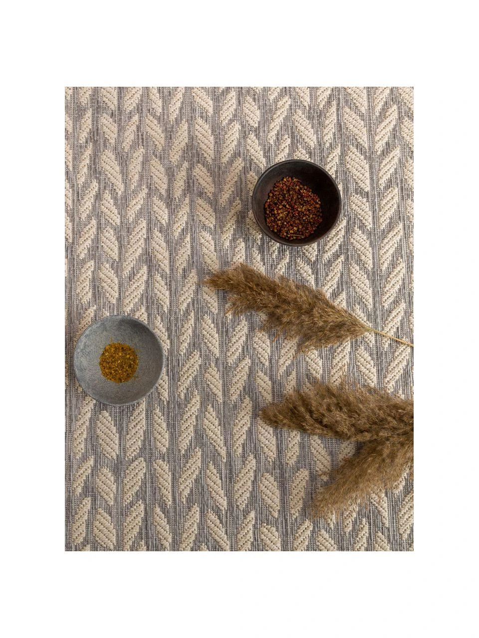 Tapis extérieur tressé à motif feuilles Braided, larg. 160 x long. 230 cm (taille M) 7 Tapis extérieur tressé à motif feuilles Braided, larg. 160 x long. 230 cm (taille M) – Image 5