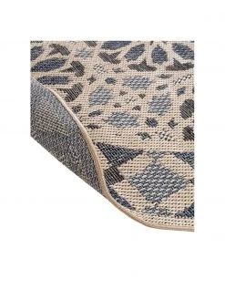 Benuta Tapis intérieur extérieur à motif floral River, Ø 130 cm (taille M)Seulement 1 produit disponible -Jardin Soldes Boutique Tapis interieur exterieur a motif floral River 2