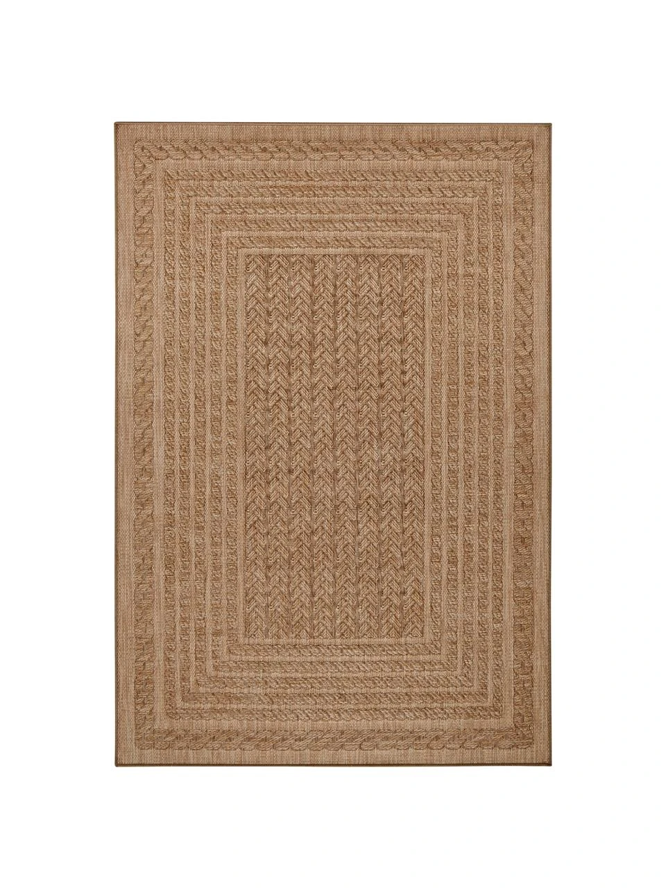 Tapis intérieur-extérieur aspect jute Limonero, larg. 80 x long. 150 cm (taille XS)Seulement 1 produit disponible 2 Tapis intérieur-extérieur aspect jute Limonero, larg. 80 x long. 150 cm (taille XS)Seulement 1 produit disponible