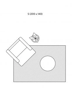 Tapis intérieur-extérieur avec imprimés Arnon, larg. 140 x long. 200 cm (taille S)Seulement 1 produit disponible -Jardin Soldes Boutique Tapis interieur exterieur avec imprimes Arnon 3