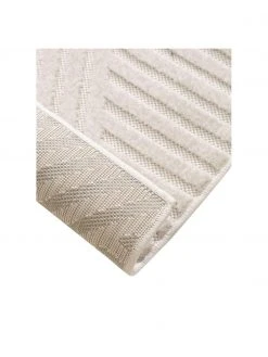 Benuta Tapis intérieur extérieur beige blanc crème, poils en relief Mars, larg. 80 x long. 150 cm (taille XS) -Jardin Soldes Boutique Tapis interieur exterieur beige blanc creme poils en relief Mars 2