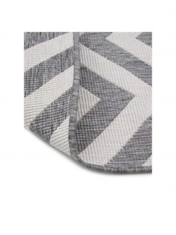 Tapis intérieur extérieur imprimé zigzag, réversible Palma, larg. 160 x long. 230 cm (taille M) -Jardin Soldes Boutique Tapis interieur exterieur imprime zigzag reversible Palma 4