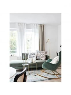 Tapis réversible intérieur-extérieur aspect vintage vert/crème Cebu, larg. 160 x long. 230 cm (taille M) -Jardin Soldes Boutique Tapis reversible interieur exterieur aspect vintage vertcreme Cebu 4