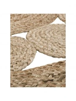 Westwing Collection Tapis rond en jute style bohème Shyam, Ø 150 cm (taille M) -Jardin Soldes Boutique Tapis rond en jute style boheme Shyam 5