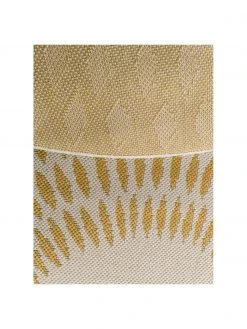 Tapis rond extérieur aspect sisal Diamond, Ø 160 cm (taille L) -Jardin Soldes Boutique Tapis rond exterieur aspect sisal Diamond 2