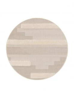 Benuta Tapis rond intérieur extérieur, poils en relief Carlo, Ø 160 cm (taille L)Seulement 1 produit disponible