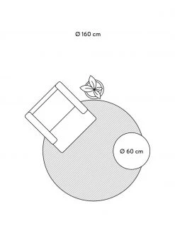 Benuta Tapis rond intérieur extérieur, poils en relief Carlo, Ø 160 cm (taille L)Seulement 1 produit disponible 13 Benuta Tapis rond intérieur extérieur, poils en relief Carlo, Ø 160 cm (taille L)Seulement 1 produit disponible -Jardin Soldes Boutique Tapis rond interieur exterieur poils en relief Carlo 5