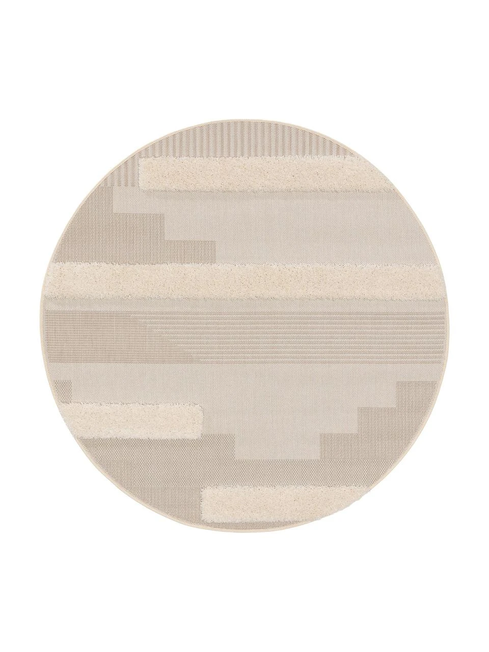 Benuta Tapis rond intérieur extérieur, poils en relief Carlo, Ø 160 cm (taille L)Seulement 1 produit disponible 3 Benuta Tapis rond intérieur extérieur, poils en relief Carlo, Ø 160 cm (taille L)Seulement 1 produit disponible