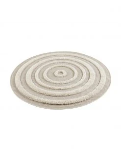 Tapis rond outdoor à effet relief Nador, Ø 160 cm (taille L) -Jardin Soldes Boutique Tapis rond outdoor a effet relief Nador 2