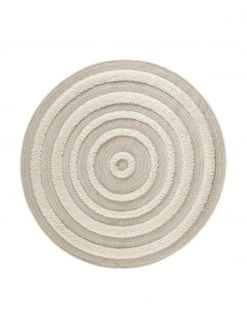 Tapis rond outdoor à effet relief Nador, Ø 160 cm (taille L)