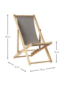 Westwing Collection Transat pliant en bois d'acacia Jola, larg. 58 x long. 115 cm -Jardin Soldes Boutique Transat pliant en bois dacacia Jola 14