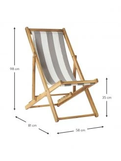 Westwing Collection Transat pliant en bois d'acacia Jola, larg. 58 x long. 115 cm -Jardin Soldes Boutique Transat pliant en bois dacacia Jola 20