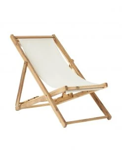 Westwing Collection Transat pliant en bois d'acacia Jola, larg. 58 x long. 115 cm -Jardin Soldes Boutique Transat pliant en bois dacacia Jola 4