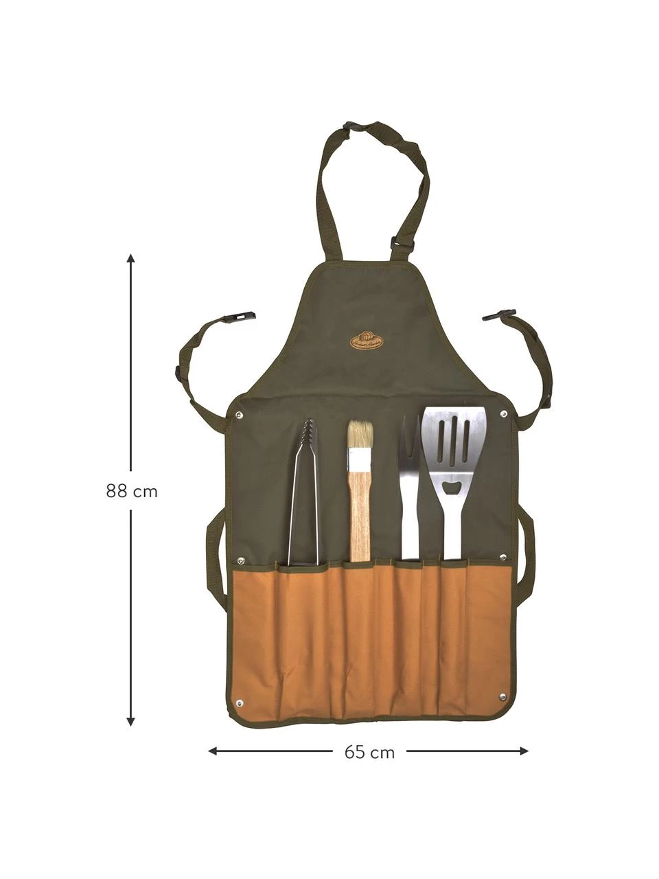 Ustensiles pour barbecue Jürgen, 5 élém., larg. 65 x haut. 88 cm 4 Ustensiles pour barbecue Jürgen, 5 élém., larg. 65 x haut. 88 cm – Image 2