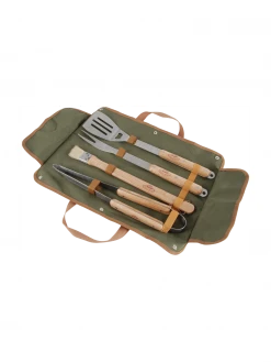 Ustensiles pour barbecue Oli, 5 élém., Lot de différentes tailles